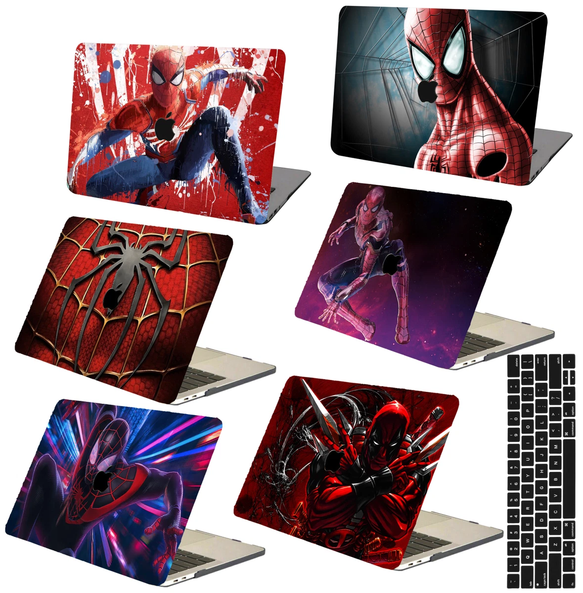 Batman Pattern Rubberized Matte Hard Case KB Cover For New Macbook