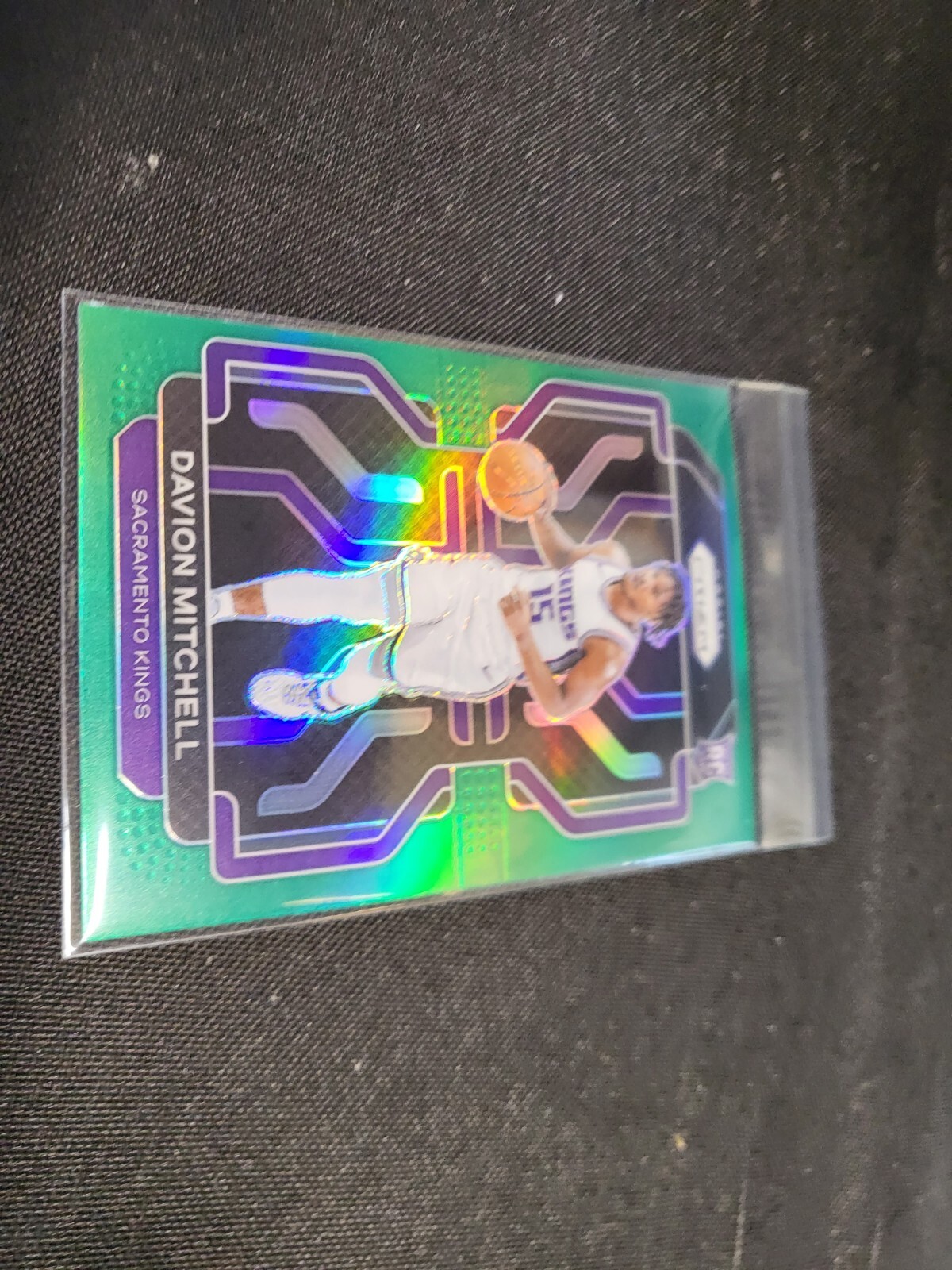 2021-22 Panini Prizm #312 Davion Mitchell green