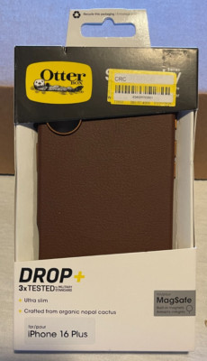 OtterBox Symmetry Series iPhone 16 Plus Cactus Leather Case  Mag Safe