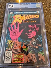 Raiders of the Lost Ark #1 (Marvel, September 1981) CGC 9.4 Amazing!