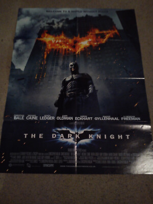 Großes Near A1 THE DARK KNIGHT / THE CLONE WARS Poster von 2008 - nie benutzt.