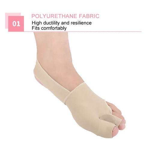 2 Pack Hallux Valgus Corrector Soft And Skin-Friendly For Bunions Toe Separator - Picture 13 of 13