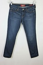 Lucky Brand Charlie Low Rise Skinny Dark Blue Jeans Stretch Size 4/27