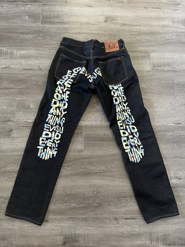 Evisu jeans size 32 , limited edition 