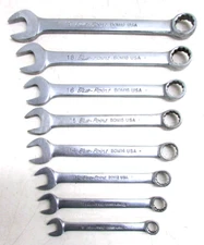 BLUE POINT TOOLS METRIC COMBINATION WRENCH SET, 12-POINT, USA
