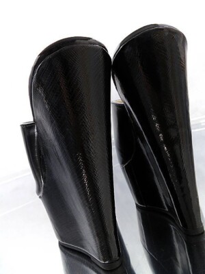 GoGo Original Designer Wedge Mules Black 36