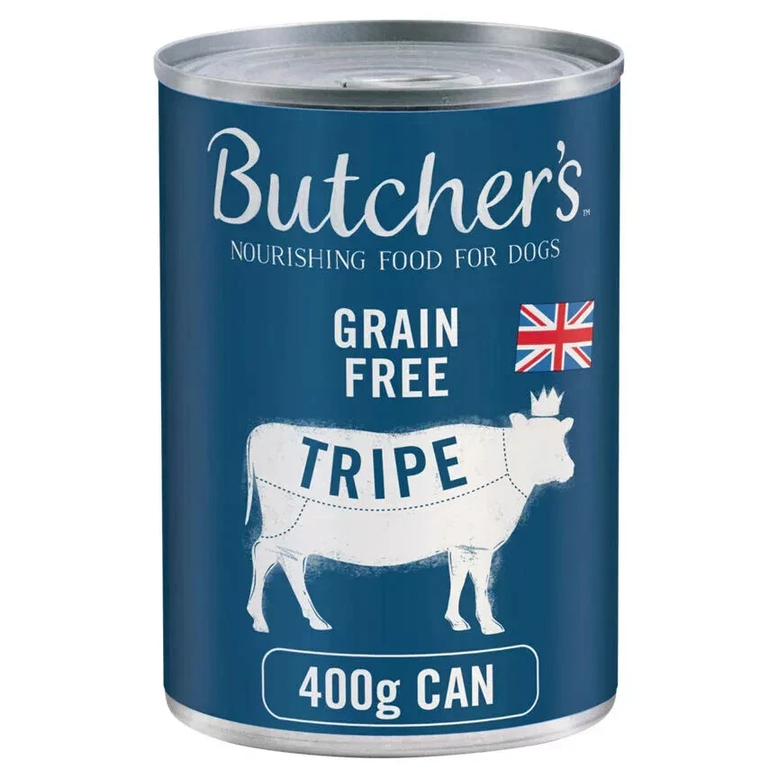 Butcher's Tripe Dog Food Tin 400G x 24 - Grain Free Dog Food