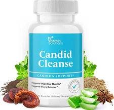 Dr. Vitamin Candida Cleanse Supplement for Men & Women Supports Digestive Health