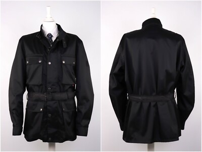 ！yt！Belstaff　GOLD-label　ナイロン　L　イタリア製 Belstaff Gold Label Vintage Rallymaster 350 Nylon Belted Biker