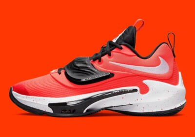 Nike Zoom Freak 3 TB Bright Crimson White Mens Shoes DA7845-600 Size 11