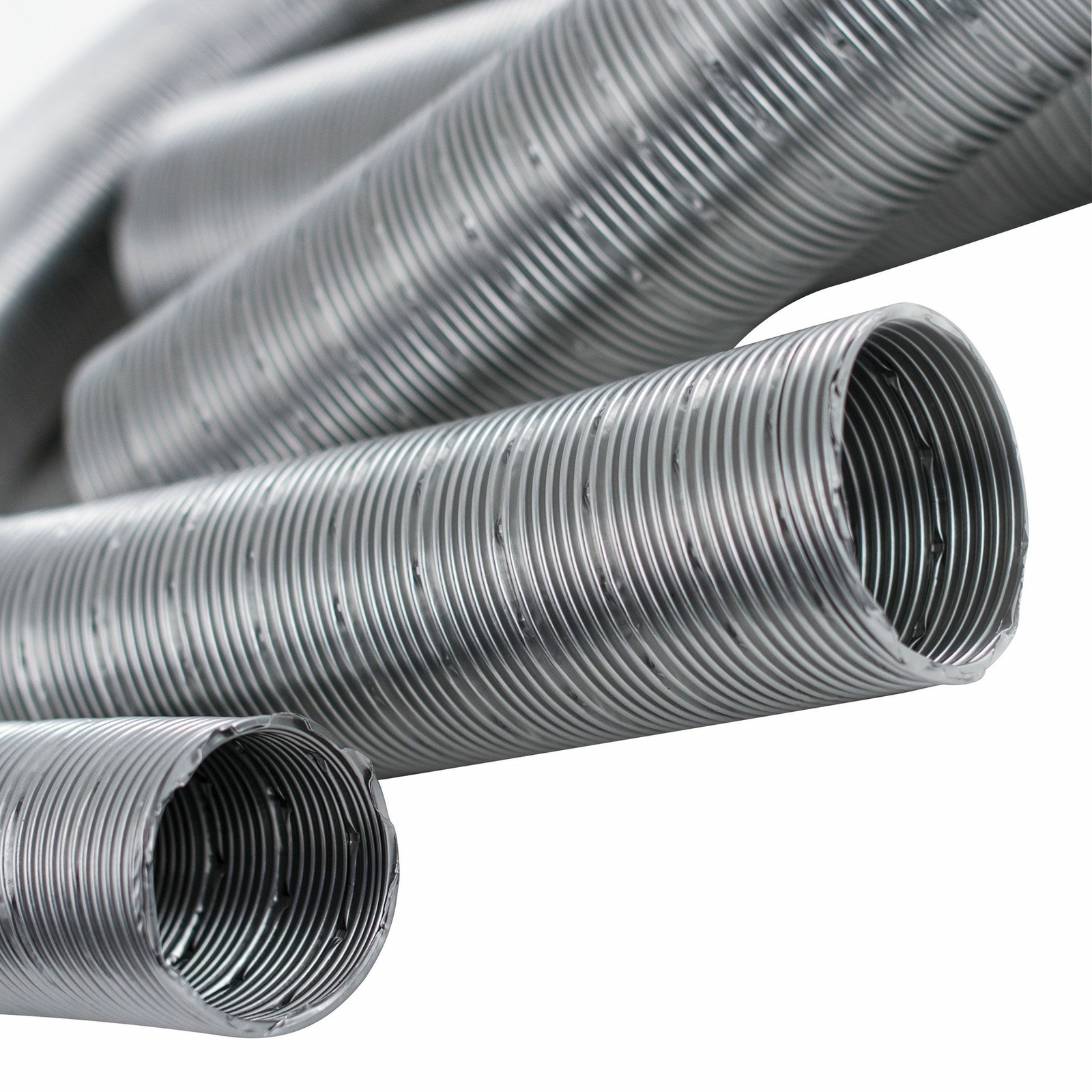 Revotec Flexible Aluminium Convoluted Engine Ducting 51mm Bore x 1m