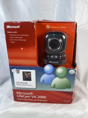 Microsoft LifeCam VX-2000 Web Cam 882224793698|