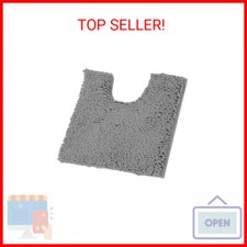 LuxUrux Bath Mat - Toilet Rugs u Shaped- Extra-Soft Plush Bath Bathroom Rug,1''