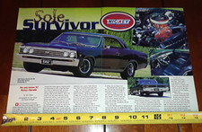 1967 Nickey Chevrolet Chevelle Ss 396 Original 1997 Article