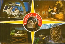 Hollywood Universal Studios Special Effect Stage Postcard. Vintage 1984 Old Card