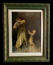 Arthur Rackham “King Midas & Marygold” Original Illust’n From 1922 ‘Wonder Book’