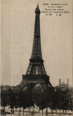 CPA PARIS 7e - 1539. La Tour Eiffel (55314)