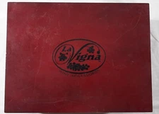 Vintage 15 Piece La Vigna Wine Opener & Accessories Set Wood Box w/drawer