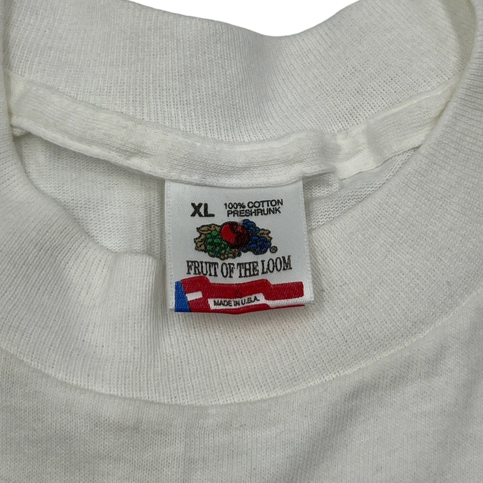 Vintage 90s All Over Print Bald Eagle Single Stitch T-shirt Made n the USA SZ XL - Image 3 of 4