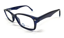 NEW MODERN OPTICAL ACCESS 54-18-150 NAVY BLUE RX EYEGLASSES FRAMES