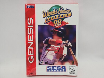 NEW World Series Baseball 98 Sega Genesis Game SEALED Sega Sports 1997 - '98 MLB