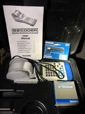 Thomas & Betts E-Z-Coder Wire Marker Printer W/ Case, Labels, Manual & Ribbons +