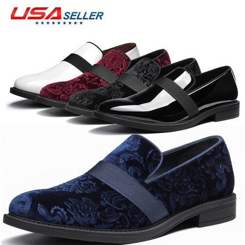 US Mens Dress Shoes Tuxedo Shoe Loafer 