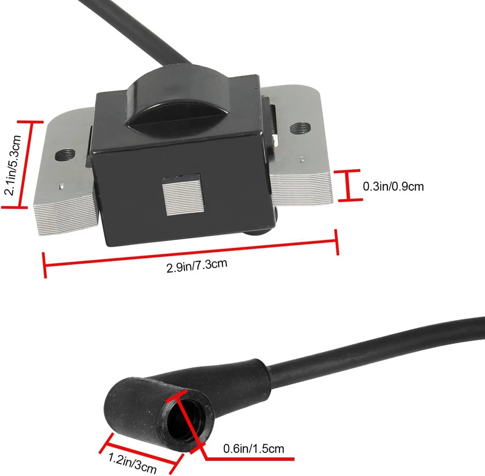 Bobina de encendido 2 piezas para motor cortacésped Kohler serie 7000 32-584-06-S 3258406S Foto 3 de 4