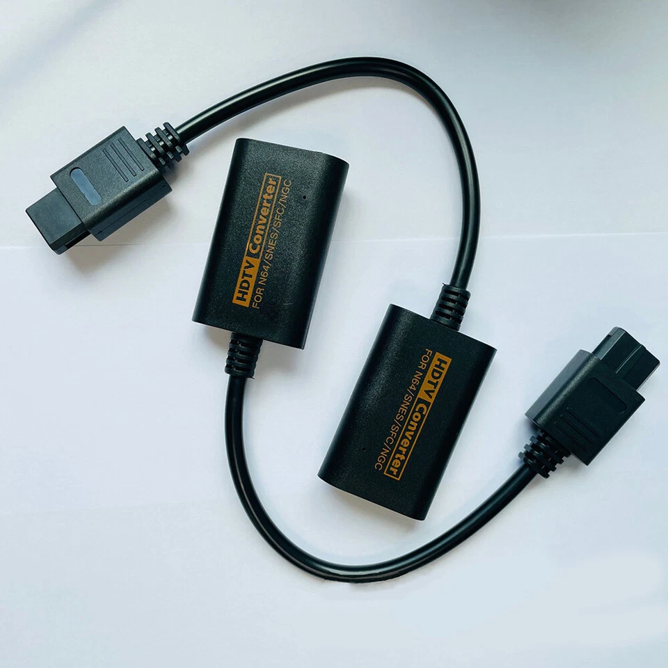 Nintendo HDMI Converter Adapter Super Nintendo 64 N64 Gamecube Famicom AV RCA/⇓ - Image 2 of 4