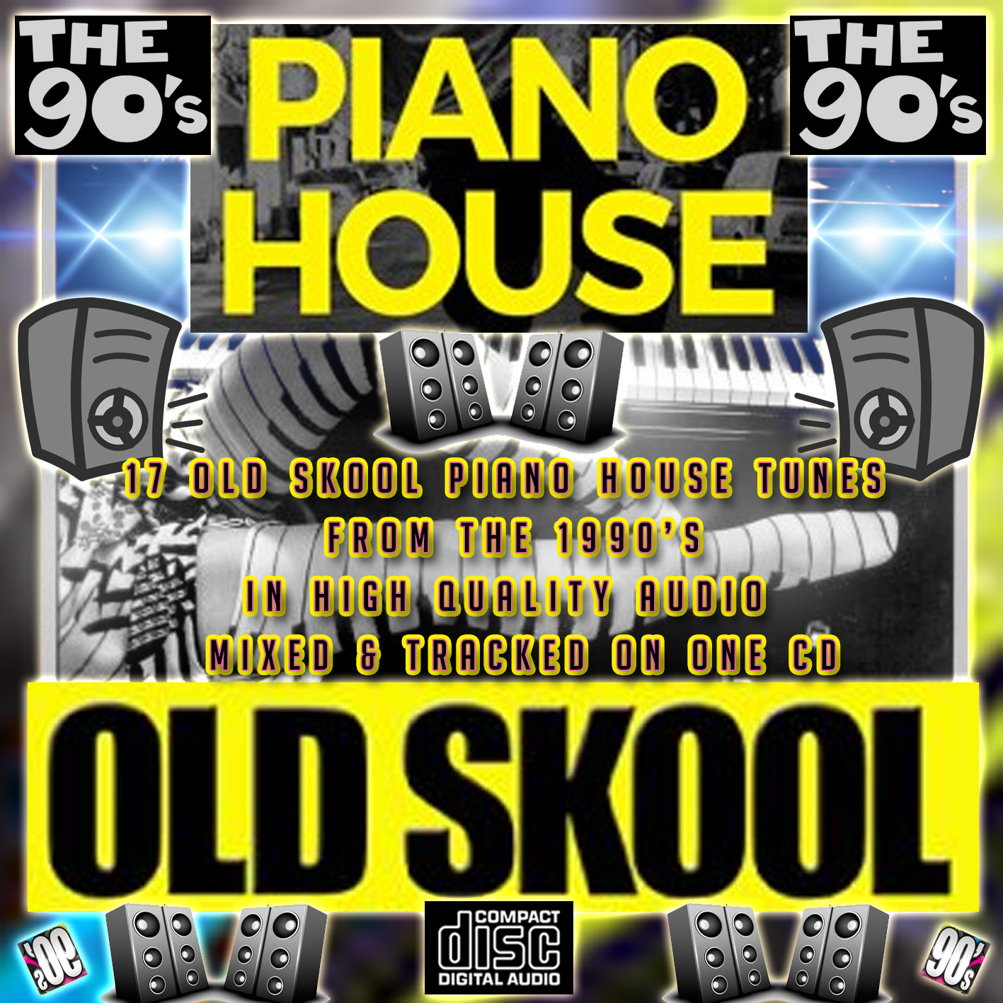90's Piano House Old Skool Music Mix 2018 MIXED CD DJ HOUSE CLUB PIANO