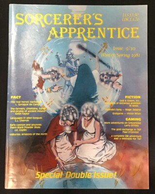 Sorcerer's Apprentice ~ Double Issue 9/10 Winter/Spring 1981 ~ VGC ~ OEJ