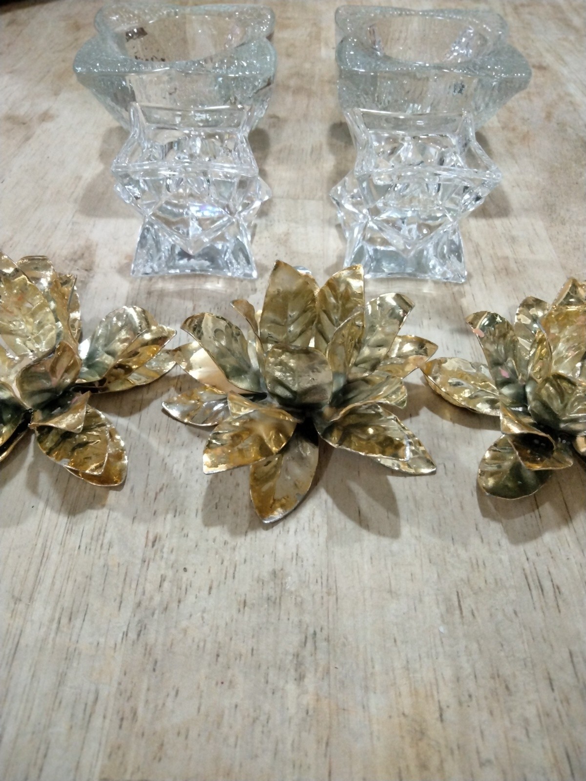 Candlewick Taper Candle Holders Lot of 7 eBay