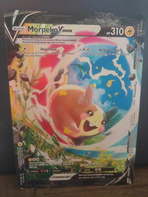 POKEMON Trading Card MORPEKO V-UNION Jumbo Oversized Holo Foil