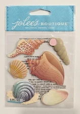 Jolee's Seashells Beach Ocean Scrapbooking Stickers