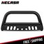 Black Steel Bull Bar Front Bumper Guard For 2007-2018 Silverado/Sierra 1500 & More