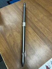 Kainer Stainless & Chrome 24" Handrail, Rail Handle Grab Bar Chris Craft Century