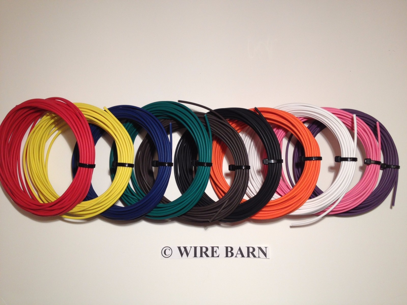 AUTOMOTIVE WIRE - 12 GAUGE -HIGH TEMP GXL WIRE - 8 COLORS - 25' EACH COLOR - Foto 10
