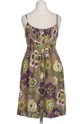 Hallhuber Kleid Damen Dress Damenkleid Gr. EU 34 Baumwolle Seide Grün #9129edb