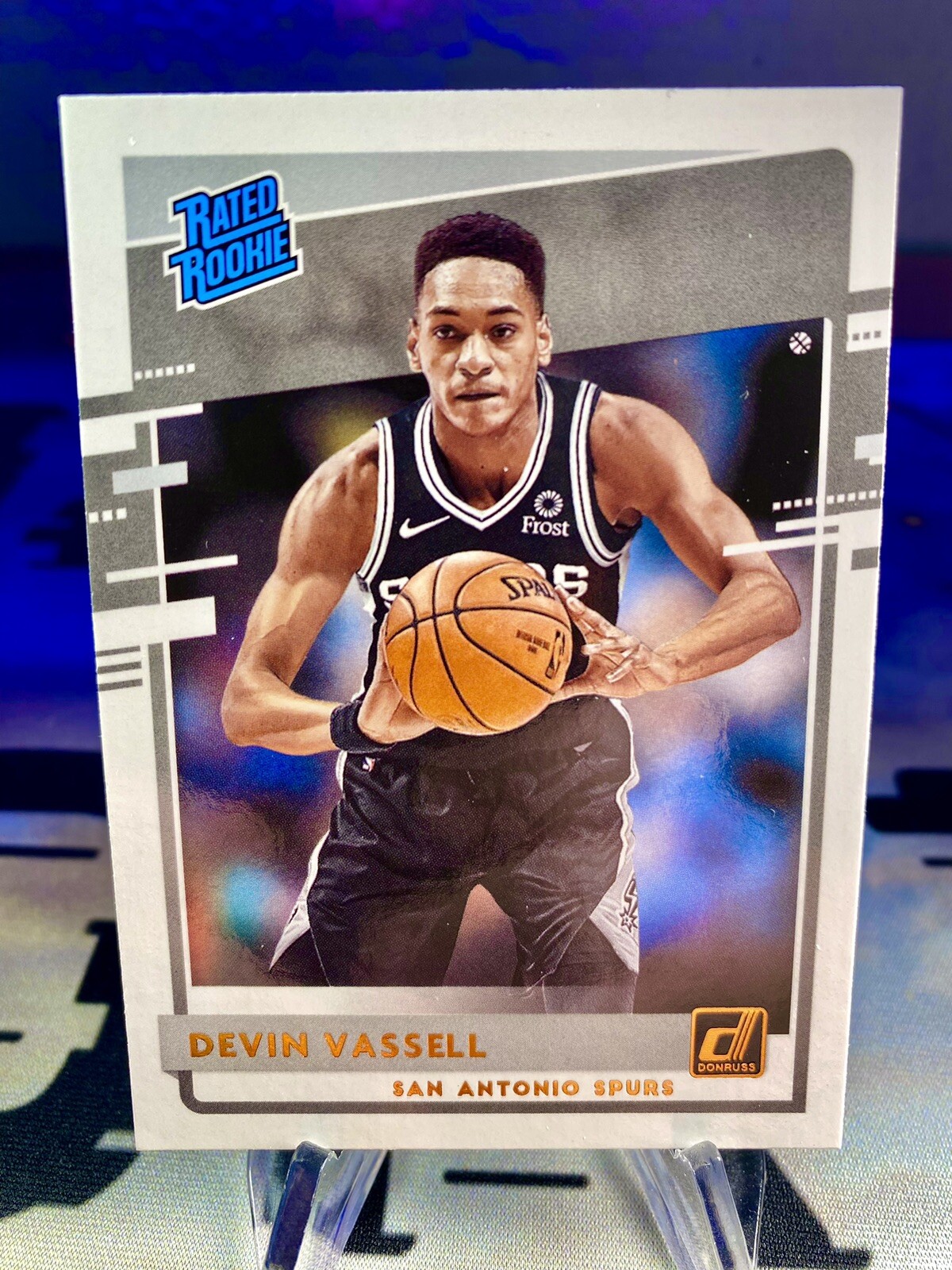2020-21 Devin Vassell Panini Donruss Rated Rookie #206 San Antonio Spurs