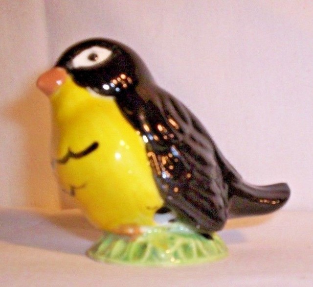 BIRD F189 03.514.2 Ceramic Black/Yellow "R" Bird Pie Bird eBay