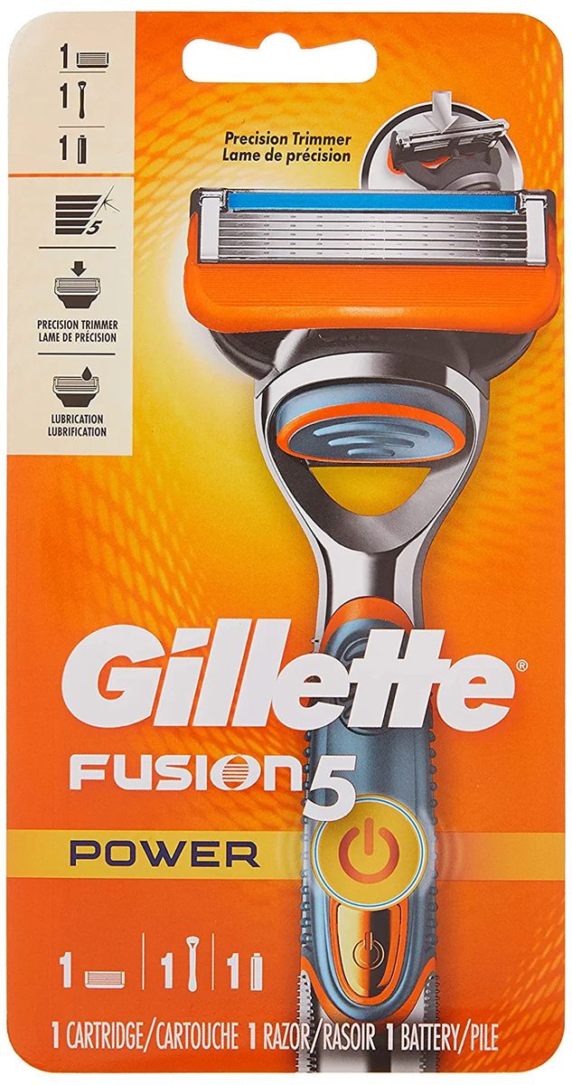 Rasoir Électrique Gillette Fusion 5 Homme - Avec 1 Lame Préchargée Et Batterie Duracell - Neuf