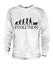 Border Collie Evolution Of Uomo Unisex Maglione Uomo Donna Cane Amante Regalo