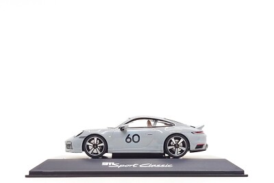 Spark 1:43 Porsche 911 Sport Classic (992) in Sport Grey Met