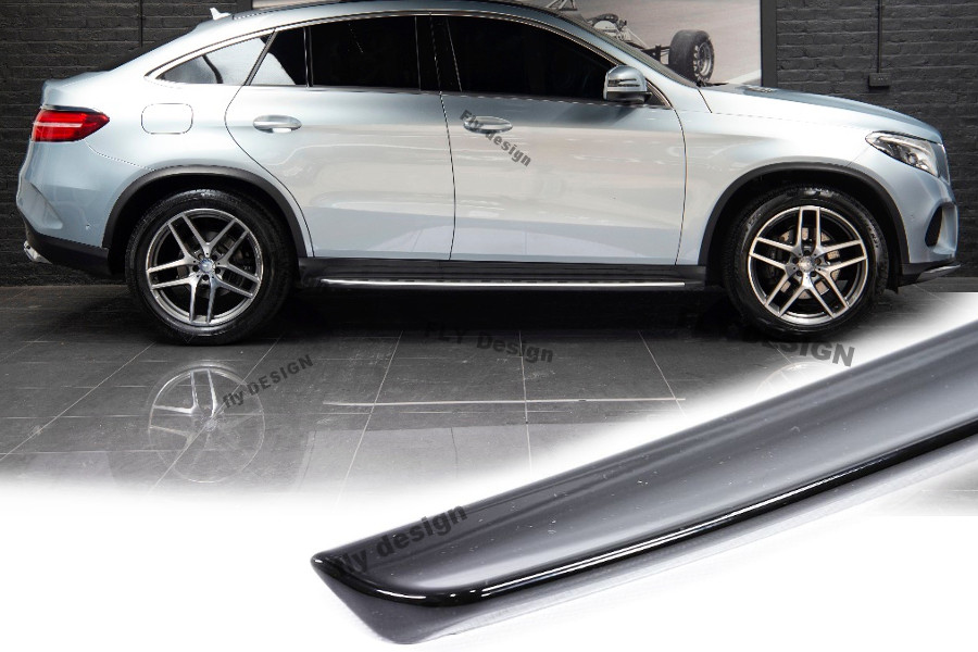 Fits MERCEDES GLE C292 BLACK Painted Spoiler Rear Lip Wing Apron Sp
