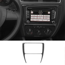 Carbon Fiber Central Console Frame Cover Trim For Volkswagen Jetta Sedan