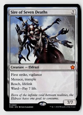 Sire of Seven Deaths 1 M MTG FDN NM