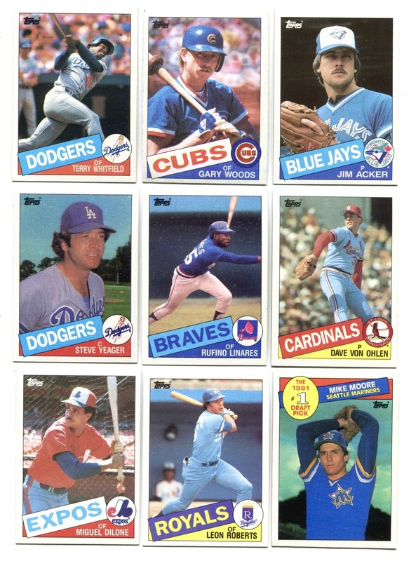 Lot Of (27) 1985 Topps Baseball Cards