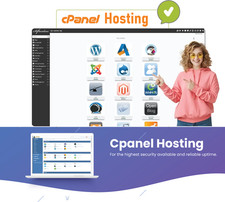 Cpanel Web Hosting Espacio Ilimitado, Ancho de Banda, Subdominios, Configuración Instantánea