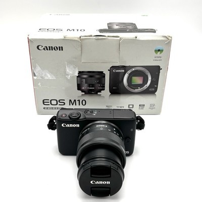 *TOP* Canon EOS M10 18MP Spiegellose Digitalkamera mit EF-M 15-45mm - Schwarz