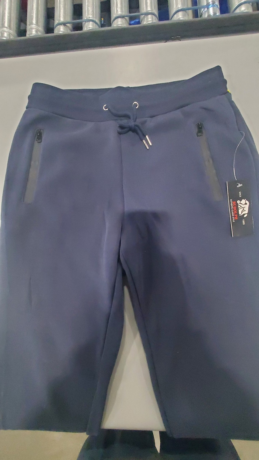 СПОРТИВНЫЕ БРЮКИ ДЛЯ БЕГА ТРУСЦОЙ RUDOLPH - РАЗМЕР M - ТЕМНО-СИНИЙ 6690₽